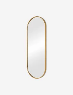 Piero Oval Full Length Mirror -Furniture Store 09844 A1 ANGLE