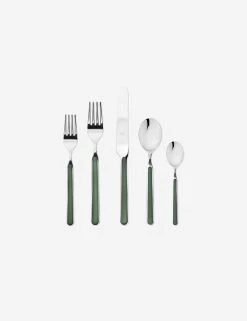 Fantasia Flatware 5-piece Set By Mepra -Furniture Store 10V622005