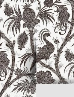 Scalamandre Balinese Peacock Wallpaper