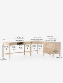 Margot Modular Desk With Filing Cabinet -Furniture Store 230207 001 prm 1 1