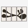Organic Shape I Wall Art (Set Of 5) By FHAS Inhouse