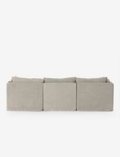 Costello Slipcover Sofa With Ottoman -Furniture Store 235827 009 BCK 1