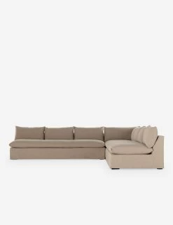 Decima Slipcover Sectional Sofa -Furniture Store 237690 002 FRT 1