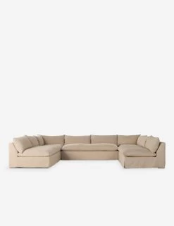 Decima 5-Piece Slipcover Sectional Sofa
