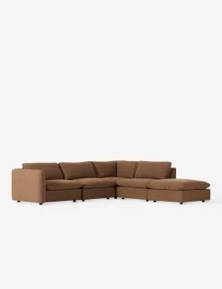 Verbena 4-Piece Sectional Sofa With Ottoman -Furniture Store 239339 001 PRM 1