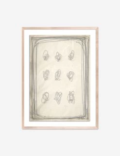 Penciled Grid Wall Art By Amy Berlin