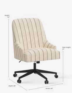Rickards Office Chair -Furniture Store 28 9FRTCHR 1 DIMS