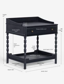 Topia Nightstand By Ginny Macdonald 21 Topia Nightstand By Ginny Macdonald -Furniture Store 5 TopiaSideTable Black17012