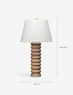 Delacourt Table Lamp -Furniture Store 9ABACUSTLBW 2