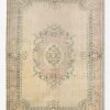 Vintage Turkish Hand-Knotted Wool Rug No. 379, 6'3" X 9'9"