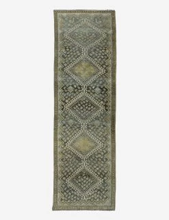 Vintage Turkish Hand-Knotted Wool Runner Rug No. 206, 2'12" X 8'8"