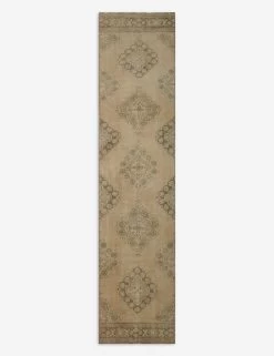 Vintage Turkish Hand-Knotted Wool Runner Rug No. 217, 2'5" X 8'10"