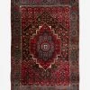 Vintage Turkish Hand-Knotted Wool Rug No. 446, 4'2" X 6'7"