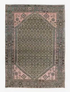 Vintage Turkish Hand-Knotted Wool Rug No. 450, 4'1" X 6'5"