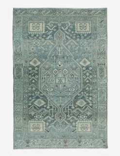 Vintage Turkish Hand-Knotted Wool Rug No. 451, 4'3" X 6'8"