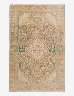 Vintage Turkish Hand-Knotted Wool Rug No. 452, 4' X 6'7"