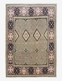 Vintage Turkish Hand-Knotted Wool Rug No. 456, 4'5" X 6'1"