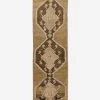 Vintage Turkish Hand-Knotted Wool Runner Rug No. 240, 2'10" X 10'2"