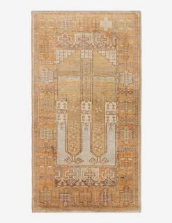 Vintage Turkish Hand-Knotted Wool Runner Rug No. 241, 2'11" X 5'10"