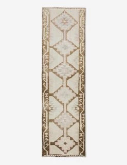 Vintage Turkish Hand-Knotted Wool Runner Rug No. 244, 2'12" X 10'12"