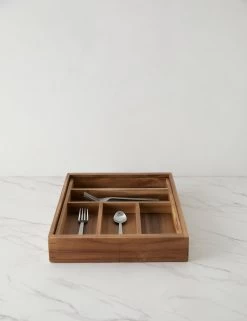 Acacia Expandable Drawer Insert By NEAT Method -Furniture Store ACACIAExpandableDRAWERINSERT Flatware 15264