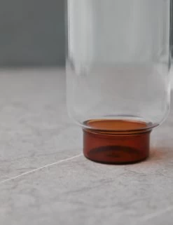 Aita Glass (Set Of 2) By Hudson Wilder -Furniture Store AitaGlass Setof2 Tall Amber 12071