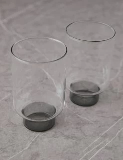 Aita Glass (Set Of 2) By Hudson Wilder -Furniture Store AitaSmokeBaseTallGlass setof211946