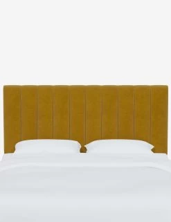 Aliyah Headboard -Furniture Store AliyahHeadboard CitronellaVelvet 3650TMNCCTRNLL 1