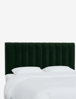 Aliyah Headboard -Furniture Store AliyahHeadboard EmeraldVelvet 3650TMHRVLVEMR