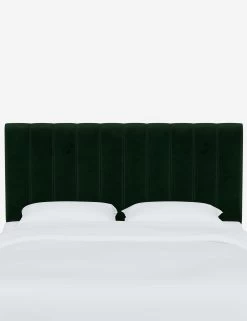 Aliyah Headboard -Furniture Store AliyahHeadboard EmeraldVelvet 3650TMHRVLVEMR 1