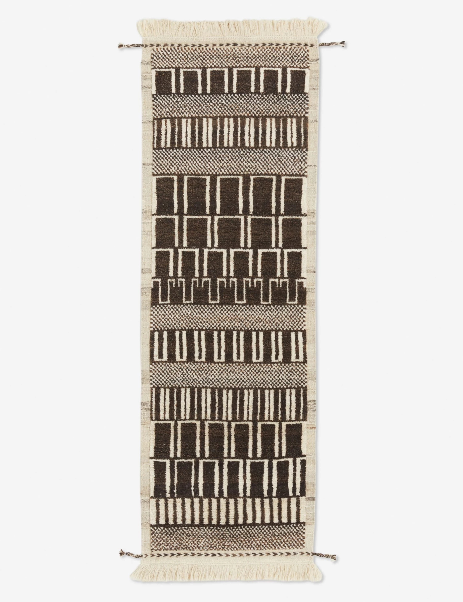 Allard Moroccan-Style Hand-Knotted Wool Rug 5 Allard Moroccan-Style Hand-Knotted Wool Rug - Image 5