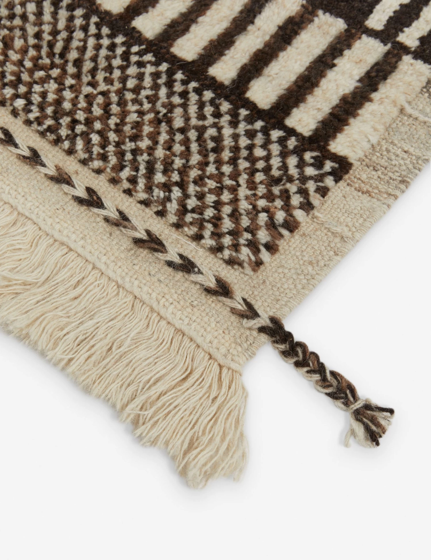 Allard Moroccan-Style Hand-Knotted Wool Rug 6 Allard Moroccan-Style Hand-Knotted Wool Rug - Image 6