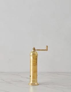 Atlas Brass Pepper Mill
