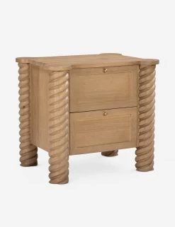 Treccia Nightstand By Gillian Segal For Moe's -Furniture Store BB 1031 24 TrecciadiagR silo