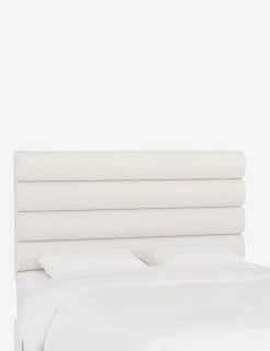 Bailee Headboard -Furniture Store BaileeHeadboard SnowVelvet CHB0150TTNSNW