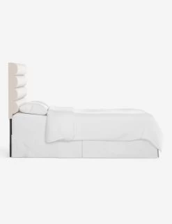 Bailee Headboard -Furniture Store BaileeHeadboard SnowVelvet CHB0150TTNSNW 2