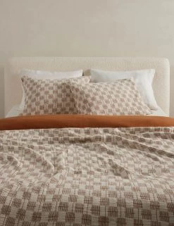 Basketweave Blanket By Sarah Sherman Samuel -Furniture Store BasketweaveBlanket Umber Ivory A0656737 2 Product