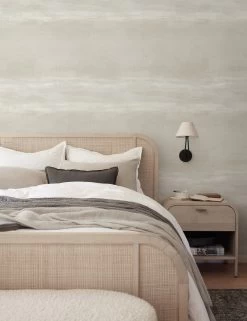 Serene Reflection Wallpaper By Carol Benson -Furniture Store BedroomI 0636 MoroccanWallpaper CC1254 SITECROP