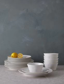 Beja Dinnnerware 18-Piece Set By Costa Nova -Furniture Store BejaDinnnerware18 PieceSetbyCostaNova Cream 15675