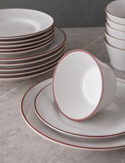 Beja Dinnnerware 18-Piece Set By Costa Nova -Furniture Store Beja Dinnnerware 18 Piece Set by Costa Nova Red 13788