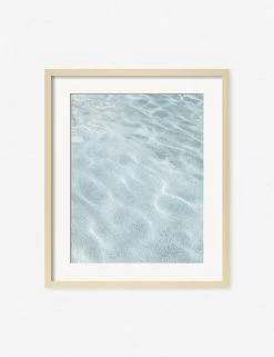 Byron Pool Photography Print By Carley Rudd -Furniture Store CarleyRuddByronPoolNaturalFrame