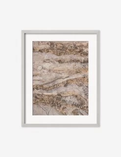 Desert Layers Photography Print By Carley Rudd -Furniture Store CarleyRuddDesertLayersSilverFramedPrint