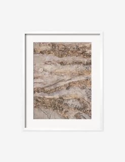 Desert Layers Photography Print By Carley Rudd -Furniture Store CarleyRuddDesertLayersWhiteFramedPrint