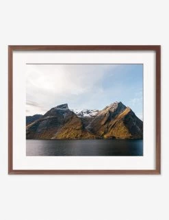 Fjords Photography Print By Carley Rudd 13 Fjords Photography Print By Carley Rudd -Furniture Store CarleyRuddFjordsWalnutFramedPrint