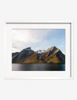 Fjords Photography Print By Carley Rudd 14 Fjords Photography Print By Carley Rudd -Furniture Store CarleyRuddFjordsWhiteFramedPrint