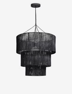 Chavette Chandelier, Black -Furniture Store ChavetteChandelier black L045262135076