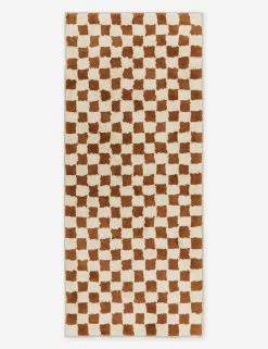 Checkerboard Bath Mat By Sarah Sherman Samuel 19 Checkerboard Bath Mat By Sarah Sherman Samuel -Furniture Store CheckerboardBathMatbySarahShermanSamuel Umber 2 x5 A0656926