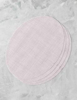 Mini Basketweave Oval Placemat (Set Of 4) By Chilewich