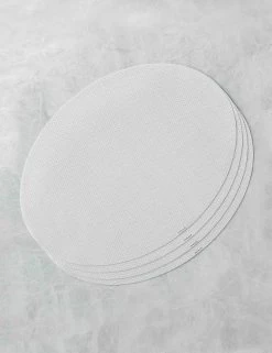 Mini Basketweave Oval Placemat (Set Of 4) By Chilewich -Furniture Store ChilewichMiniBasketweaveRectanglePlacemat Sandstone 0815 b26985b3 f375 4c2f 8481 a21fa0c0d159
