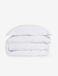 Classico Hemstitch Cotton Sateen Duvet Set By Pom Pom At Home